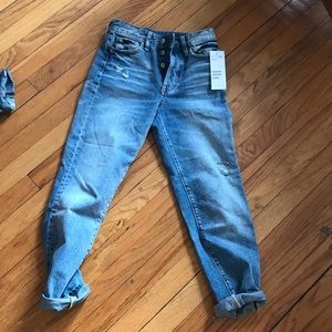H&m perfect thick girlfriend destroyed jeans